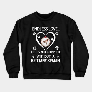 Brittany Spaniel Lovers Crewneck Sweatshirt